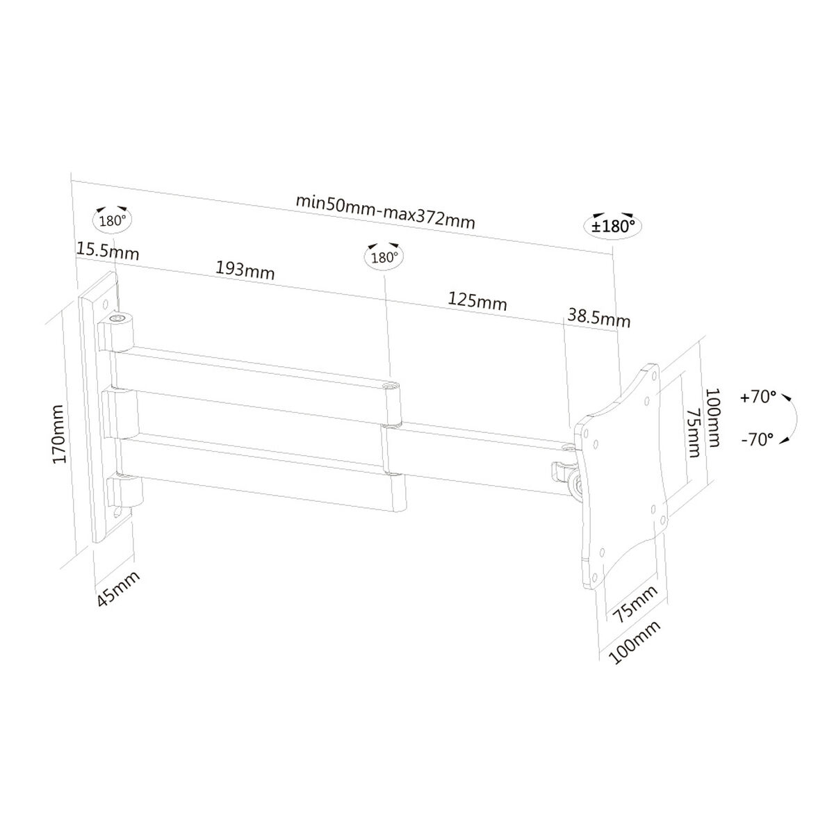 TV Statīvs Neomounts FPMA-W830 10" 27" 12 kg